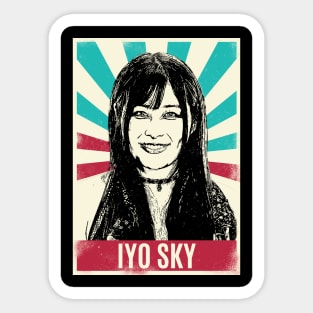 Vintage Retro Iyo Sky Sticker